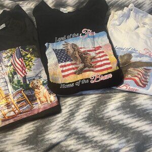 PATRIOTIC T-SHIRTS (set of 3)